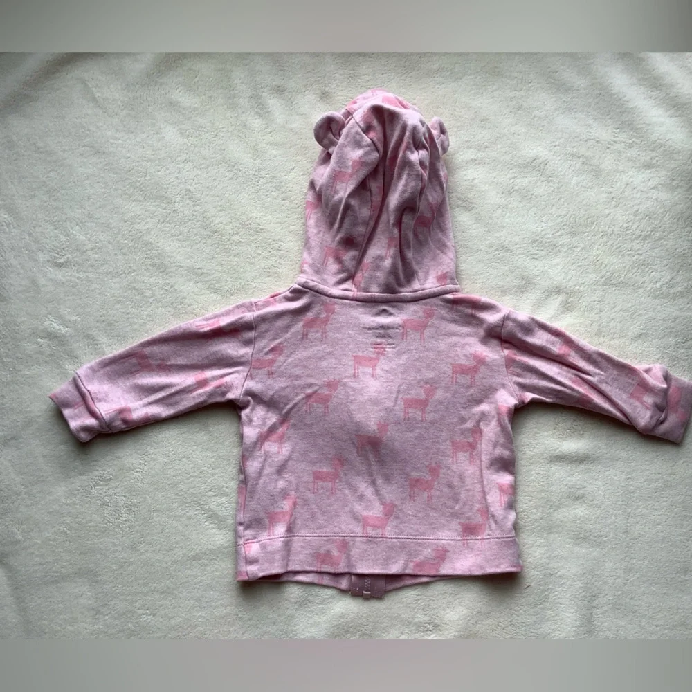 Canadiana Infant Hoodie With Deer Pattern 6 months to 9 Months 6M to 9M - Picture 3 of 3